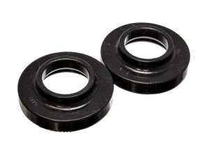 Jeep Wrangler Spring Isolators - Front - Energy Suspension - Performance Polyurethane - Black - `97-`06